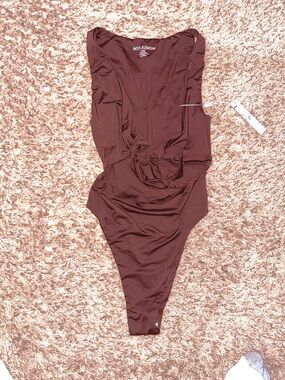 MYRA SWIM Brown One-Piece Swimsuit NWT